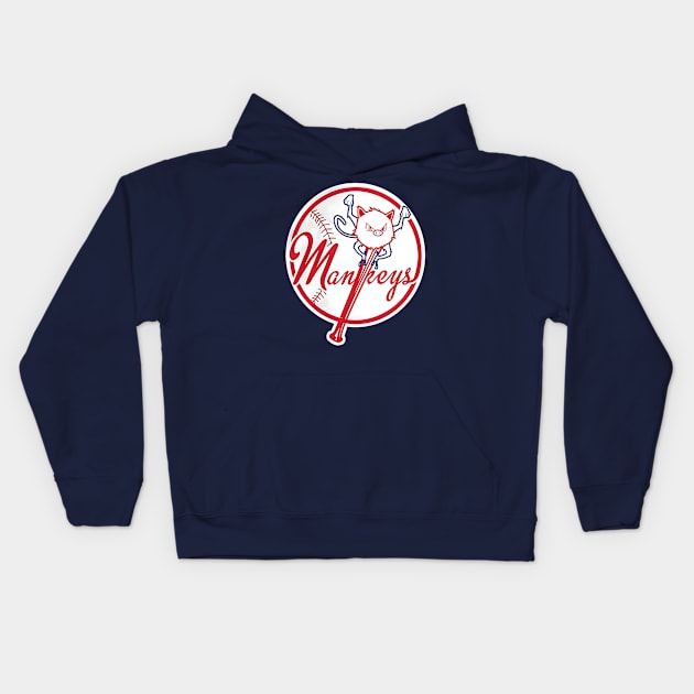 New York Mankeys Kids Hoodie by Trash_Pandah